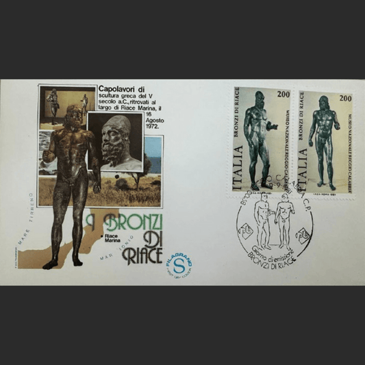 Italy First Day Cover – Bronzi di Riace – 1980