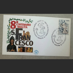 Italy First Day Cover – 8th Centenary of the Birth of Saint Francis of Assisi