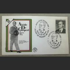Italy First Day Cover – Centenary of Birth of Alcide De Gasperi (1881–1954)