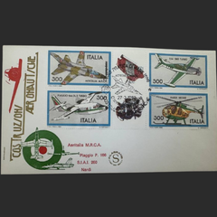 Italy First Day Cover – Aeronautical Constructions (Aircraft & Helicopters)