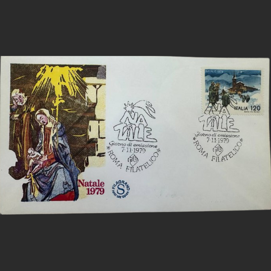 Italy First Day Cover – Christmas (Natale) – 1979