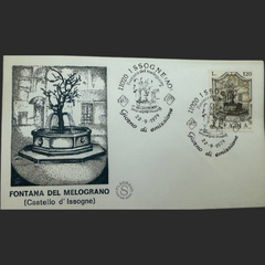 Italy First Day Cover – Fontana del Melograno (Issogne Castle) – 1979
