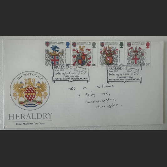 Great Britain – First Day Cover, Heraldry