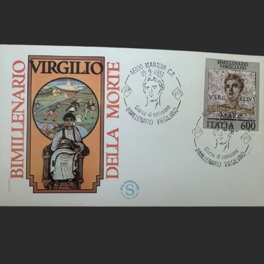 Italy First Day Cover – Bimillenario della Morte di Virgilio 1981