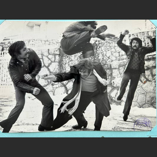 Lobby Card – Film Farsi Action Scene (1970s)