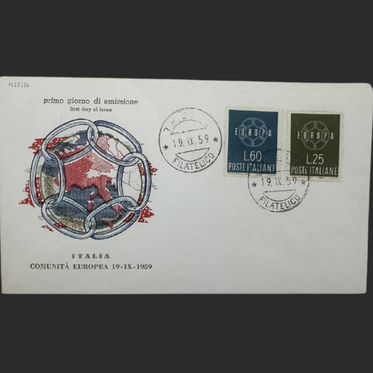 Italy First Day Cover – European Community 1959