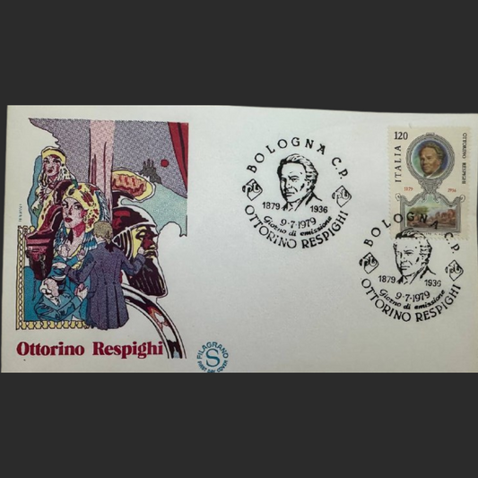 Italy First Day Cover – Ottorino Respighi – 1979
