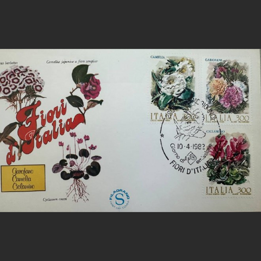Italy First Day Cover – Flowers of Italy – 1982