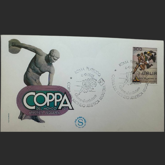Italy First Day Cover – World Cup Athletics 1981