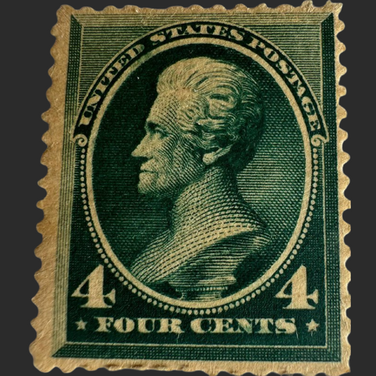 U.S. 4 Cents Andrew Jackson Stamp – Bank Note Issue