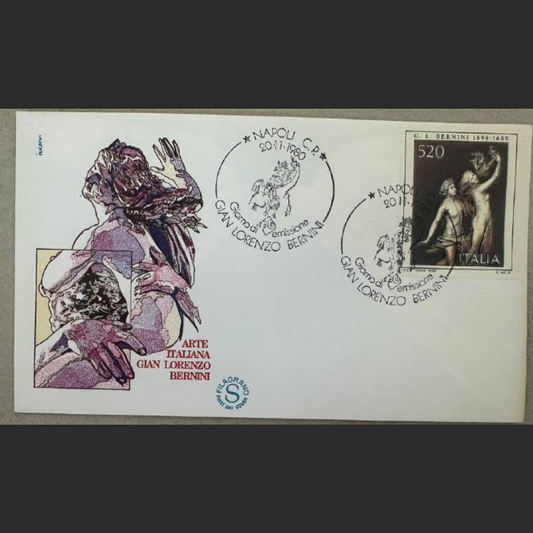 Italy First Day Cover – Gian Lorenzo Bernini – 1980