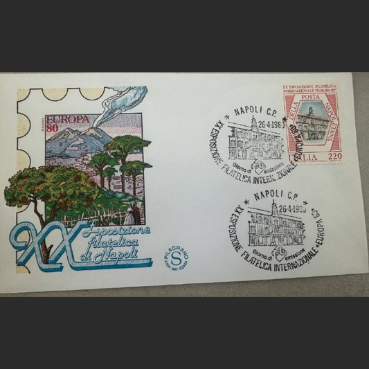 Italy First Day Cover – XX Esposizione Filatelica Internazionale – Napoli – 1980