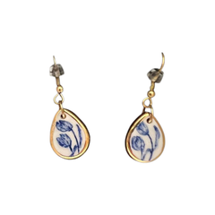 Floral Drop Necklace &amp; Earrings Set