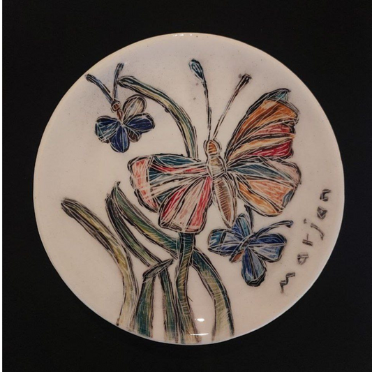 Flower & Butterfly (Single Edition Plate)