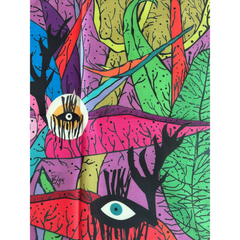 Artistic Print Bandana/Headscarf/Neck Scarf by Marjan