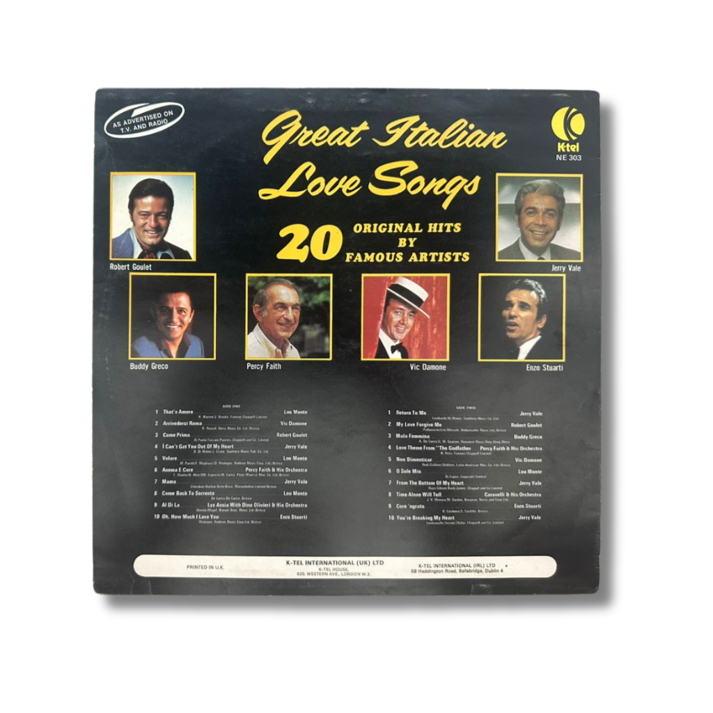 Great Italian Love Songs